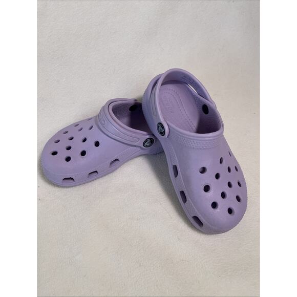 CROCS Girl’s Classic Clogs Galaxy Purple Size 13c Children’s Kids Unisex Shoes - Picture 1 of 6